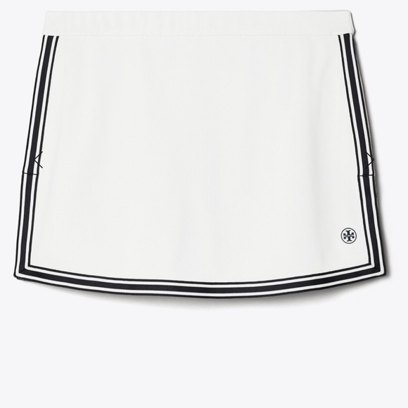 Tory Sport White Mesh Skort - Picture 1 of 6